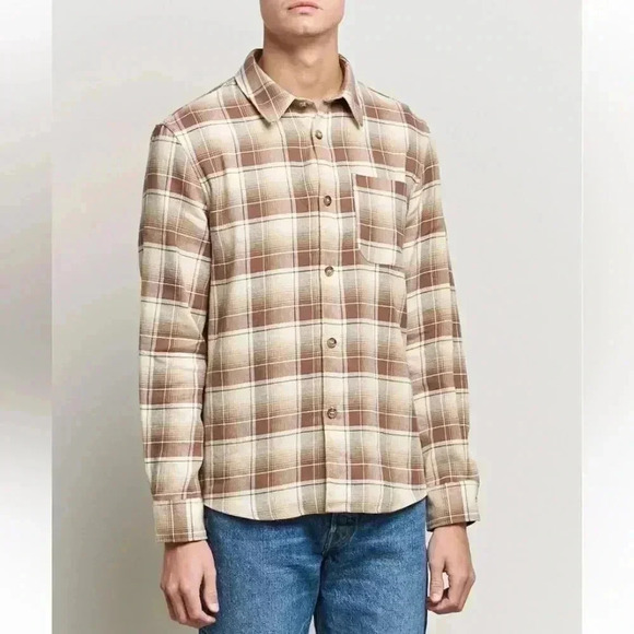 NWT A.P.C. Trek Cotton-Blend Flannel Overshirt size XXL - Picture 1 of 12
